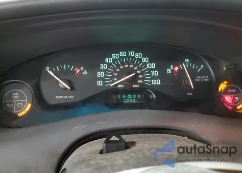 2002 Buick Century Custom из США, поврежденный, VIN 2G4WS52J621248408